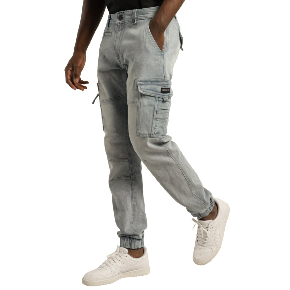 Henleys Lione Demin Pant Mens Blue Just Sport henleys-lione-demin-pant-mens-blue-just-sport