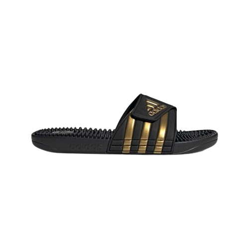 Adidas black slides mens sales