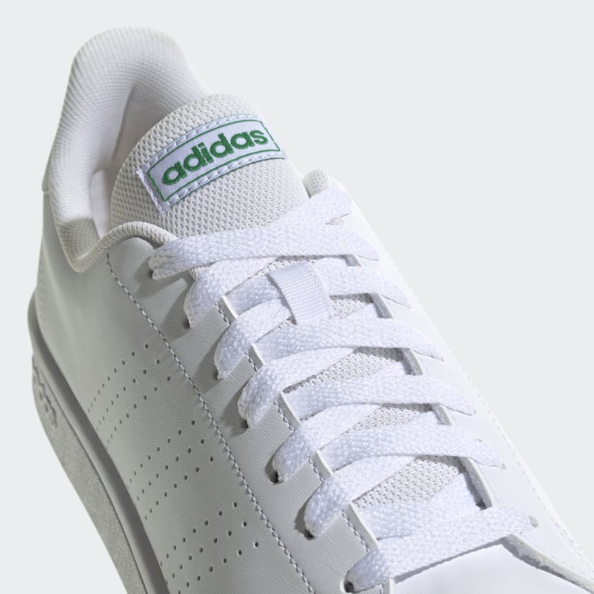 White with green adidas discount