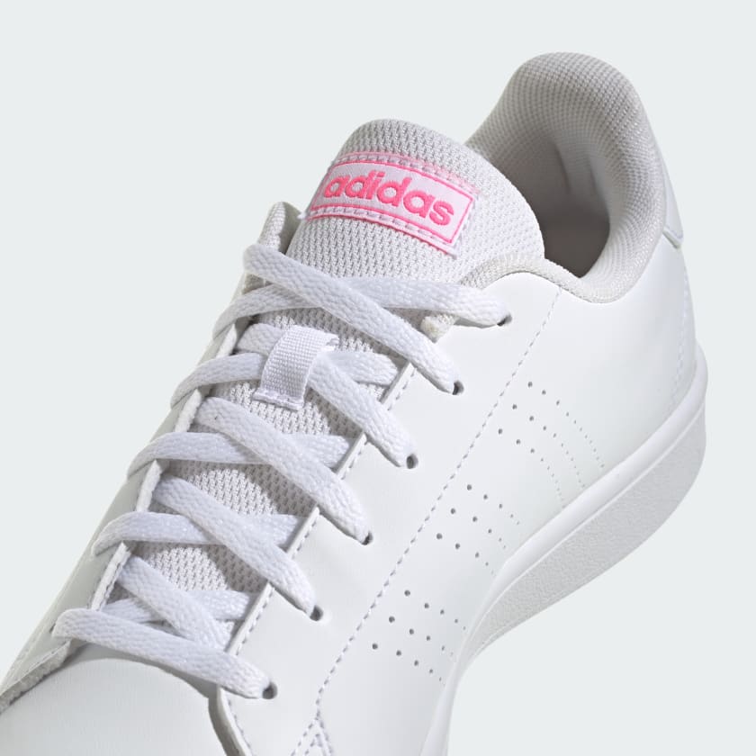 ADIDAS ADVANTAGE BASE WOMEN WHITE LUCID PINK Just Sport