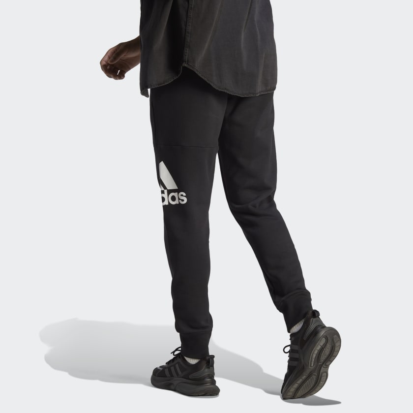 Adidas Essentials French Terry Tapered Cuff Logo Pant Mens