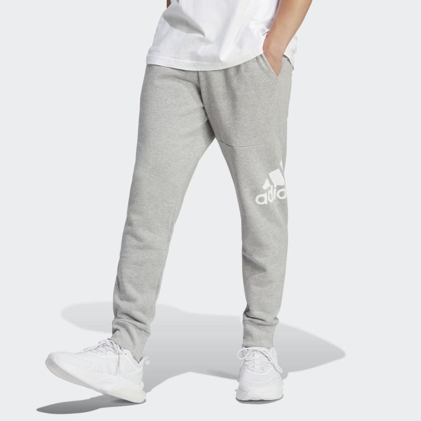 Adidas Essentials French Terry Tapered Cuff Logo Pant Mens