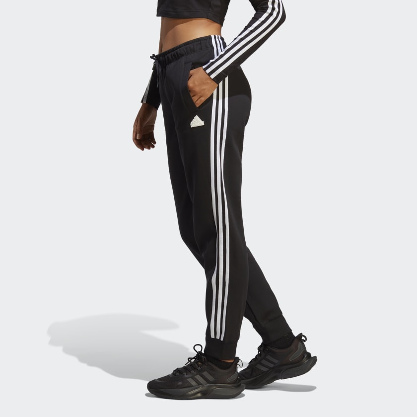 Adidas Future Icons 3-Stripes Regular Pants - Womens - Black