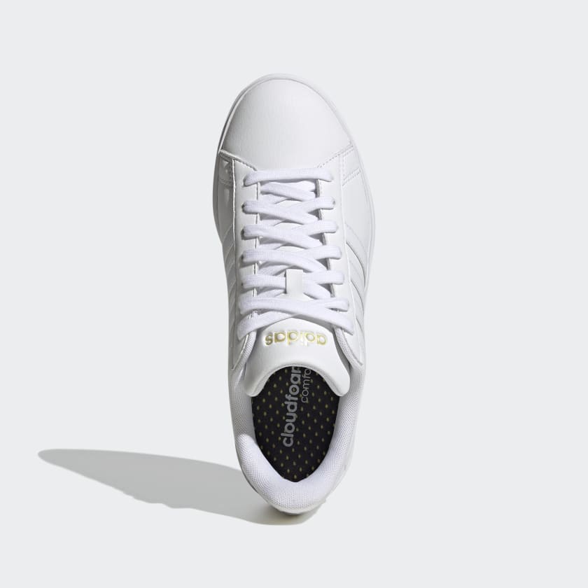 ADIDAS GRAND COURT CLOUDFOAM WOMEN WHITE GOLD