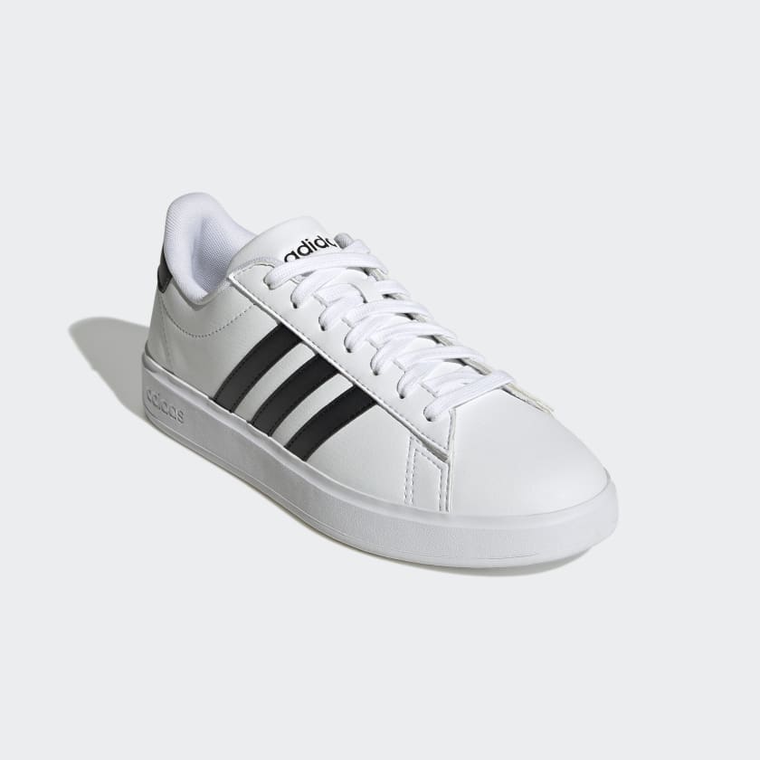 Women's white and black adidas shoes hotsell