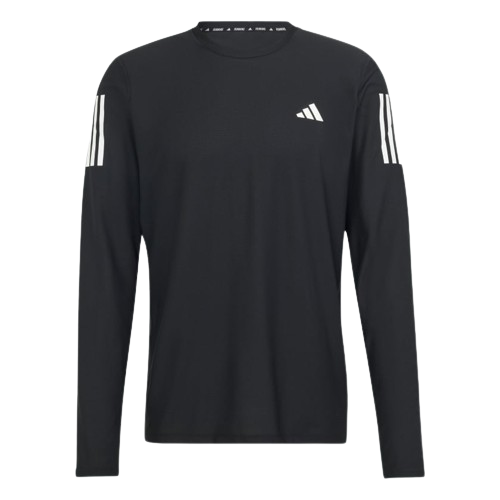 ADIDAS OWN THE RUN LONG SLEEVE TEE MENS BLACK Just Sport