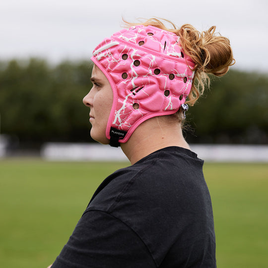 STEEDEN PLAYERS HEADGEAR - PINK/WHITE – Just Sport