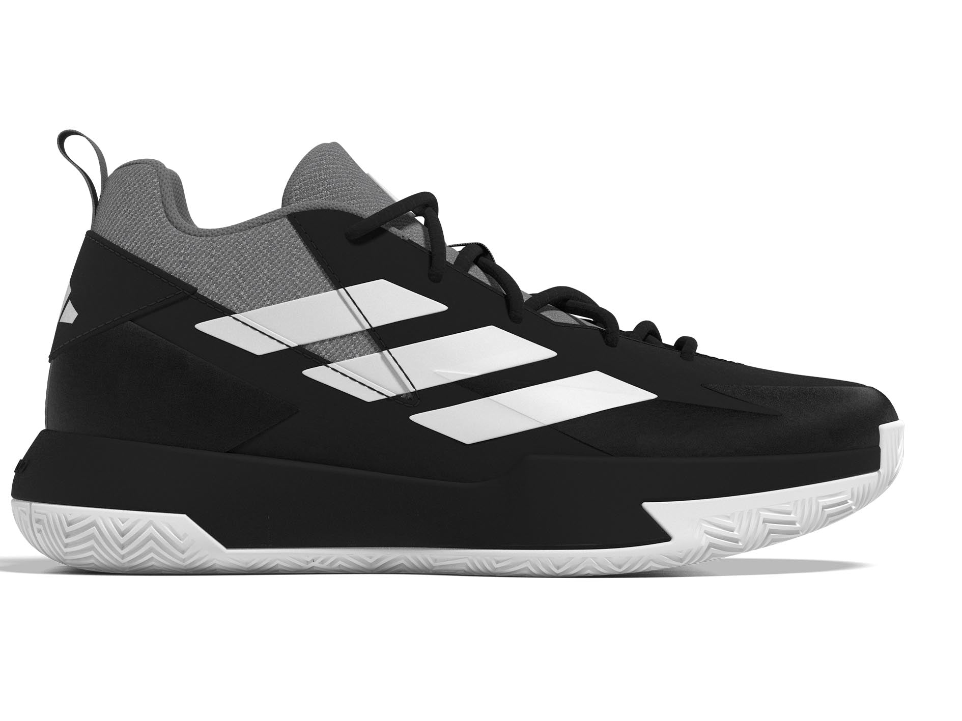 Black and white shop adidas basketball shoes