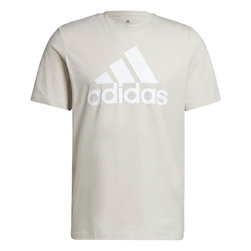 Adidas Essentials Big Logo Tee Mens Beige