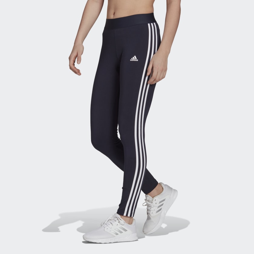 Adidas women's top 3 stripes leggings
