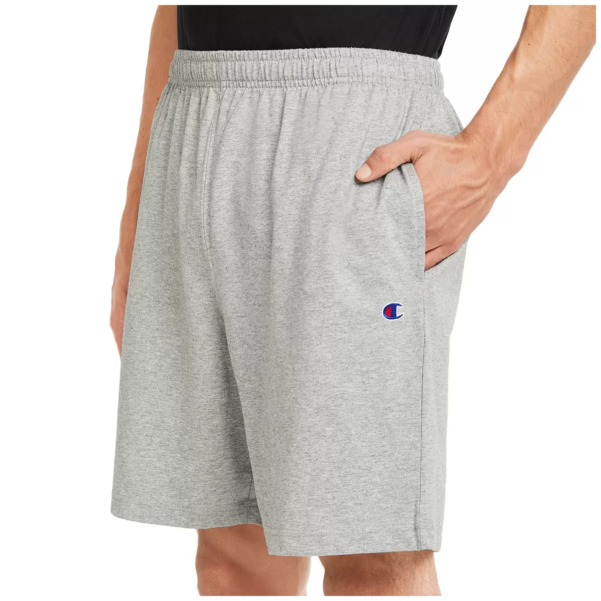 Grey hot sale jersey shorts